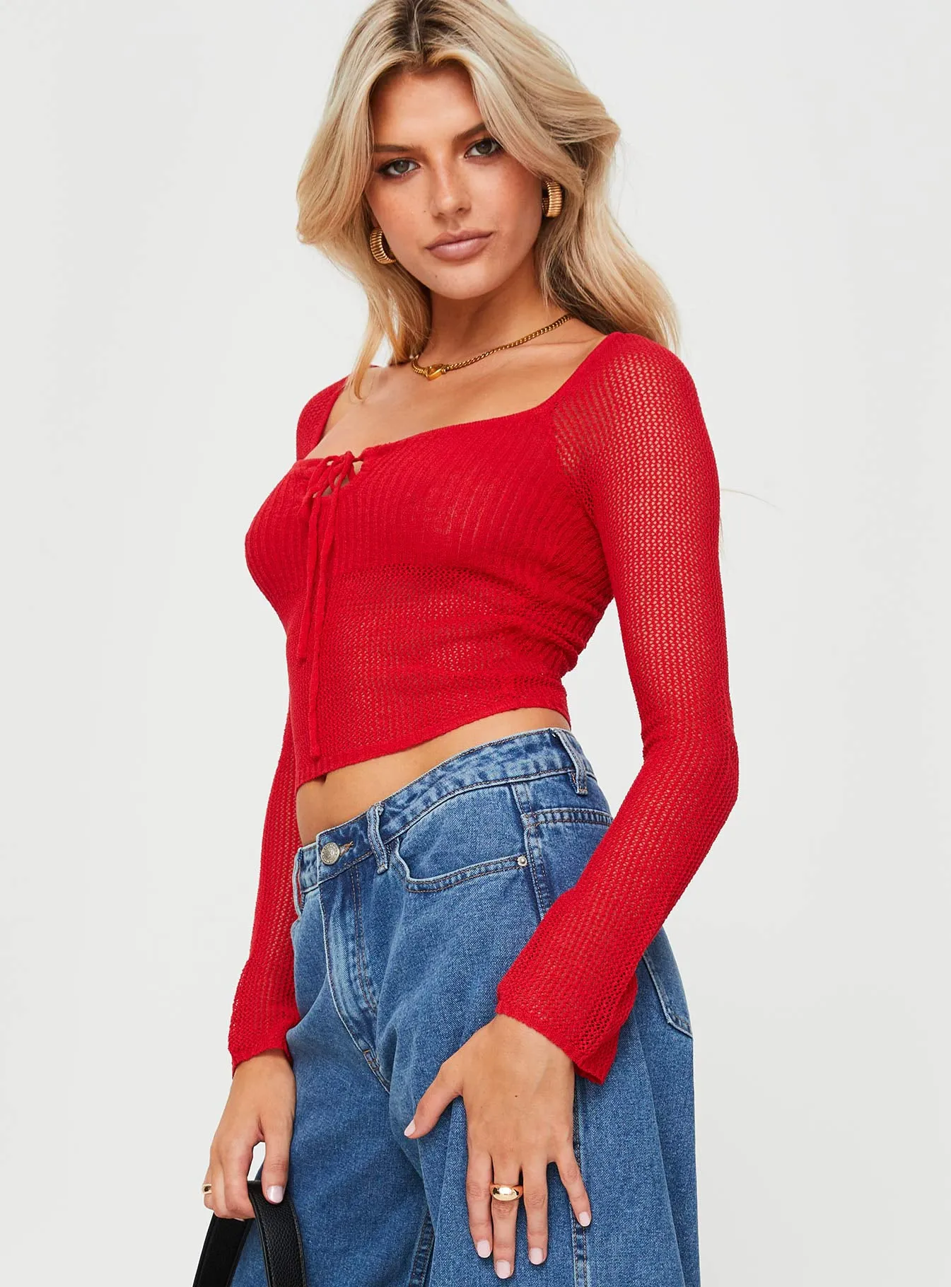 Tyren Top Red sold by Princess Polly product image thumbnail 4