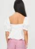 Yuie Blouse Top White sold by Princess Polly