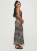 Declynn Bias Cut Maxi Dress Leopard sold by Princess Polly