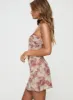 Irena Strapless Mini Dress Rose Floral sold by Princess Polly