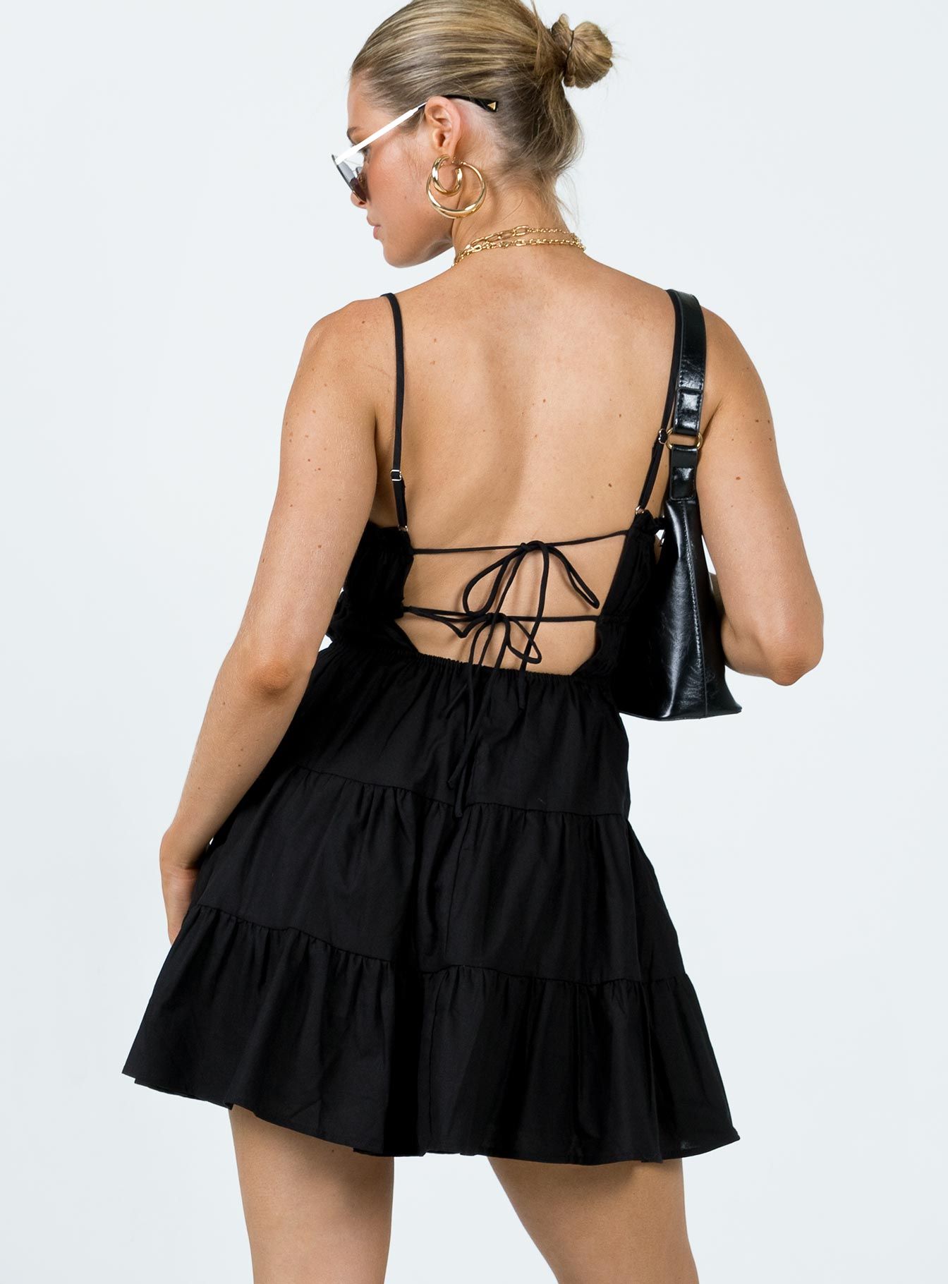 Ceara Mini Dress Black sold by Princess Polly product image thumbnail 4