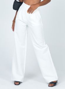 Archer Pants White sold by Princess Polly