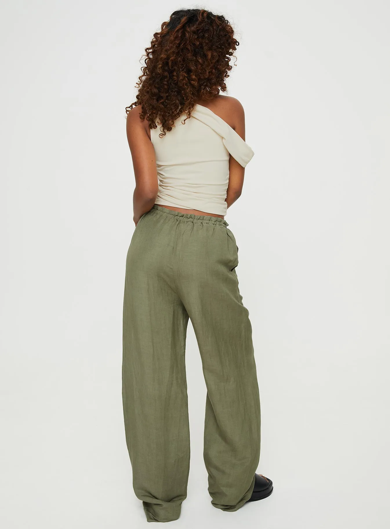 La Palma Pants Khaki sold by Princess Polly product image thumbnail 5