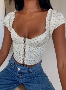 Allyson Top Floral sold by Princess Polly