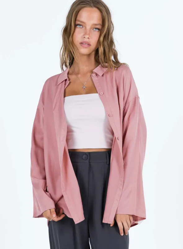 Callie Shirt Pink sold by Princess Polly