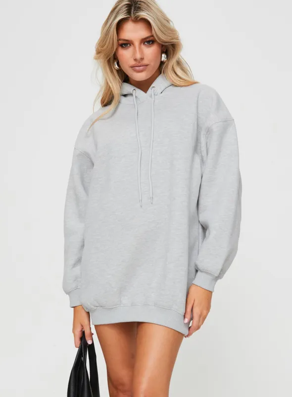 Alvon Hooded Sweatshirt Grey sold by Princess Polly