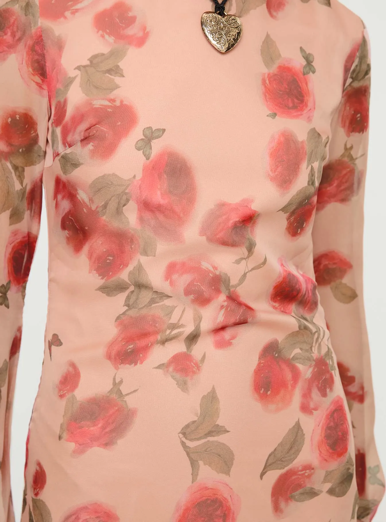 Florinda Long Sleeve Mini Dress Pink Floral sold by Princess Polly product image thumbnail 5