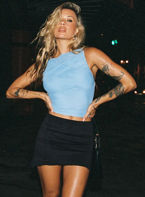 Fring Mini Skirt Black sold by Princess Polly