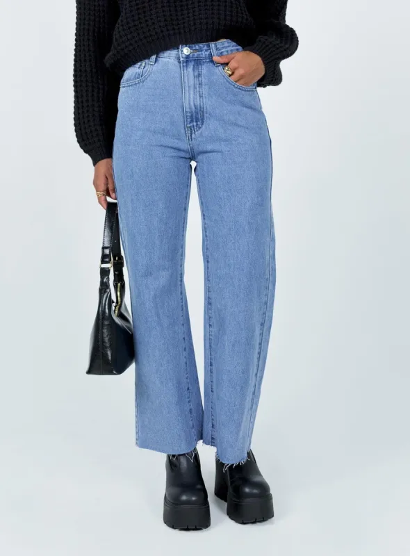 Boundless Denim Jeans Mid Wash sold by Princess Polly