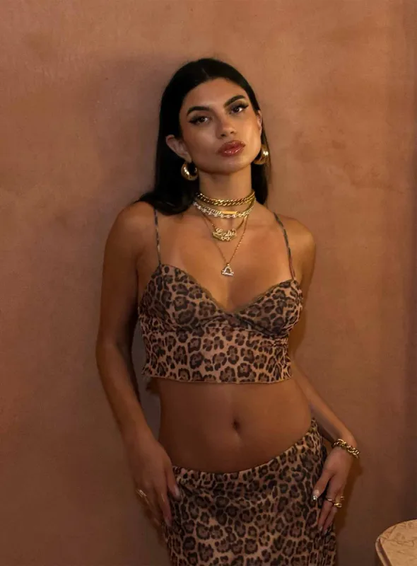 Exuberant Set Leopard sold by Princess Polly