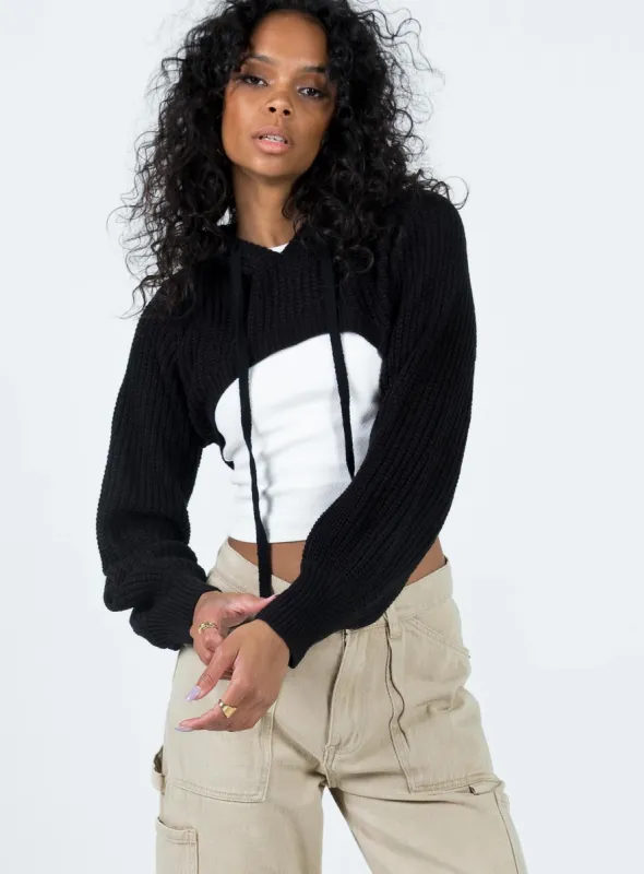 Cotter Bolero Black sold by Princess Polly