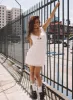 Merrelle Mini Dress White sold by Princess Polly