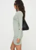 Pratt Long Sleeve Mini Dress Grey sold by Princess Polly