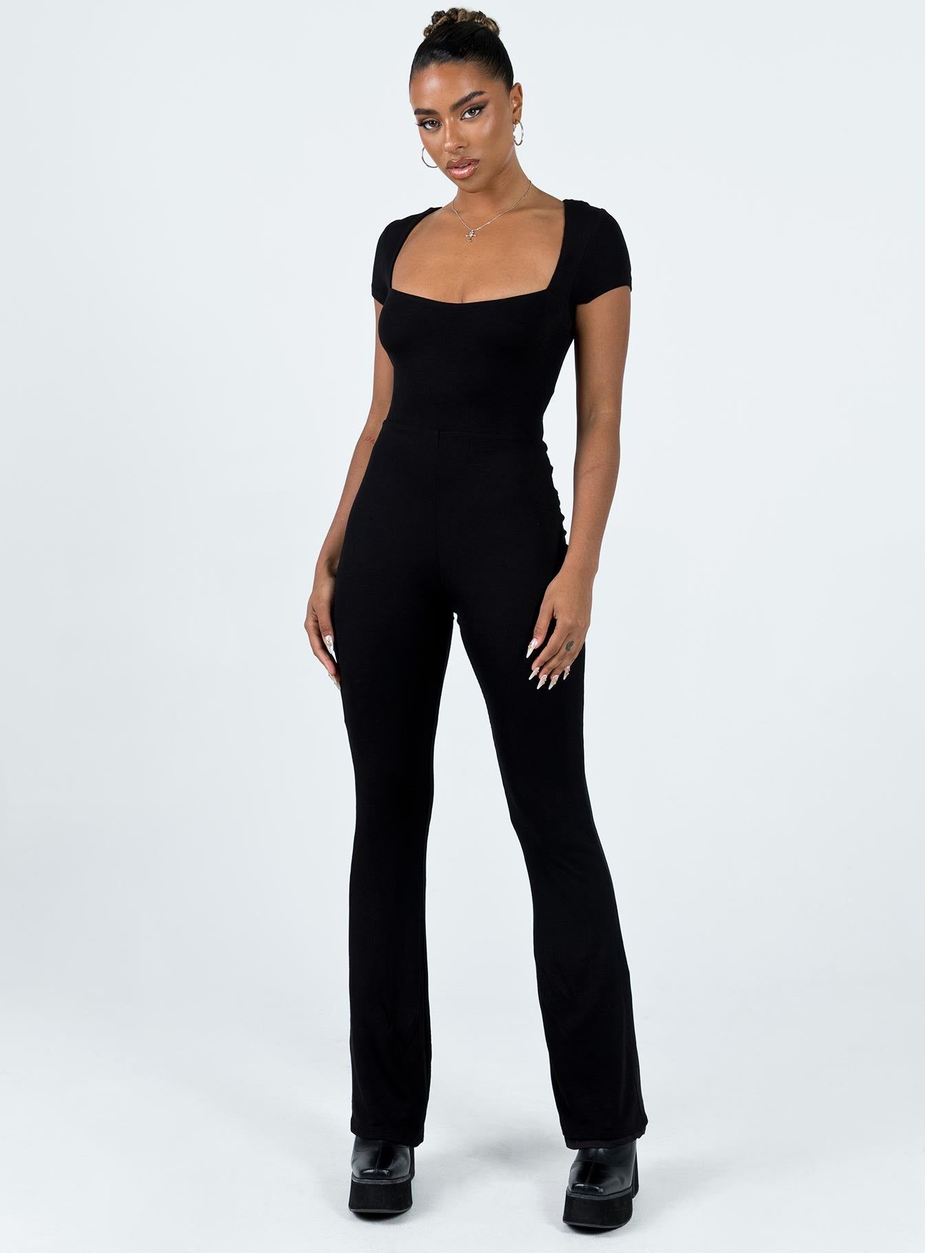 Salma Jumpsuit Black sold by Princess Polly product image thumbnail 2
