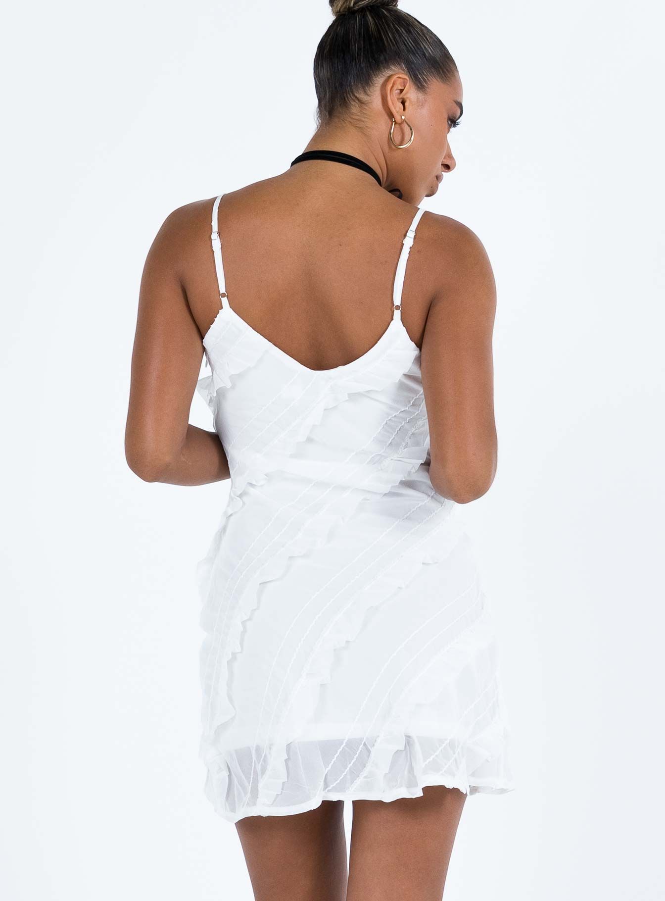 Lars Mini Dress White sold by Princess Polly product image thumbnail 5