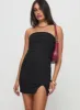 Dartel Strapless Mini Dress Black sold by Princess Polly