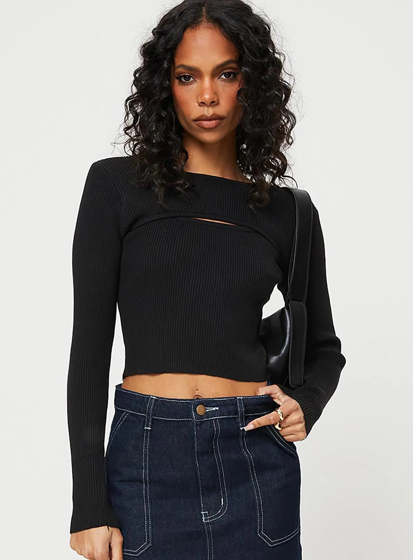Theresa Sweater Black sold by Princess Polly product image thumbnail 2