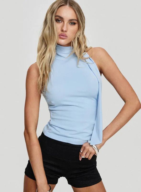 Mathias Top Blue sold by Princess Polly