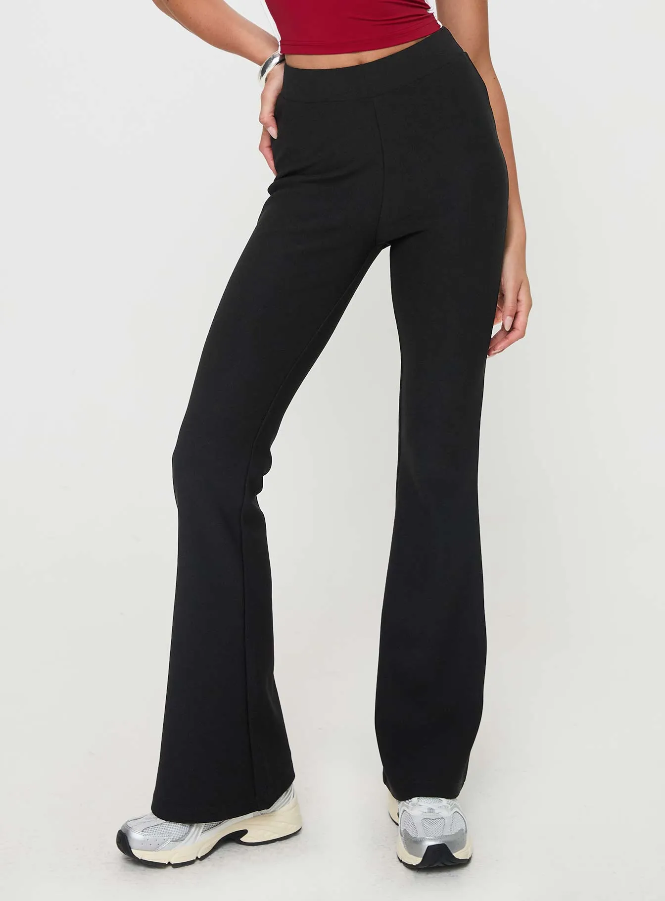 Vasquez Flared Pants Black sold by Princess Polly product image thumbnail 2