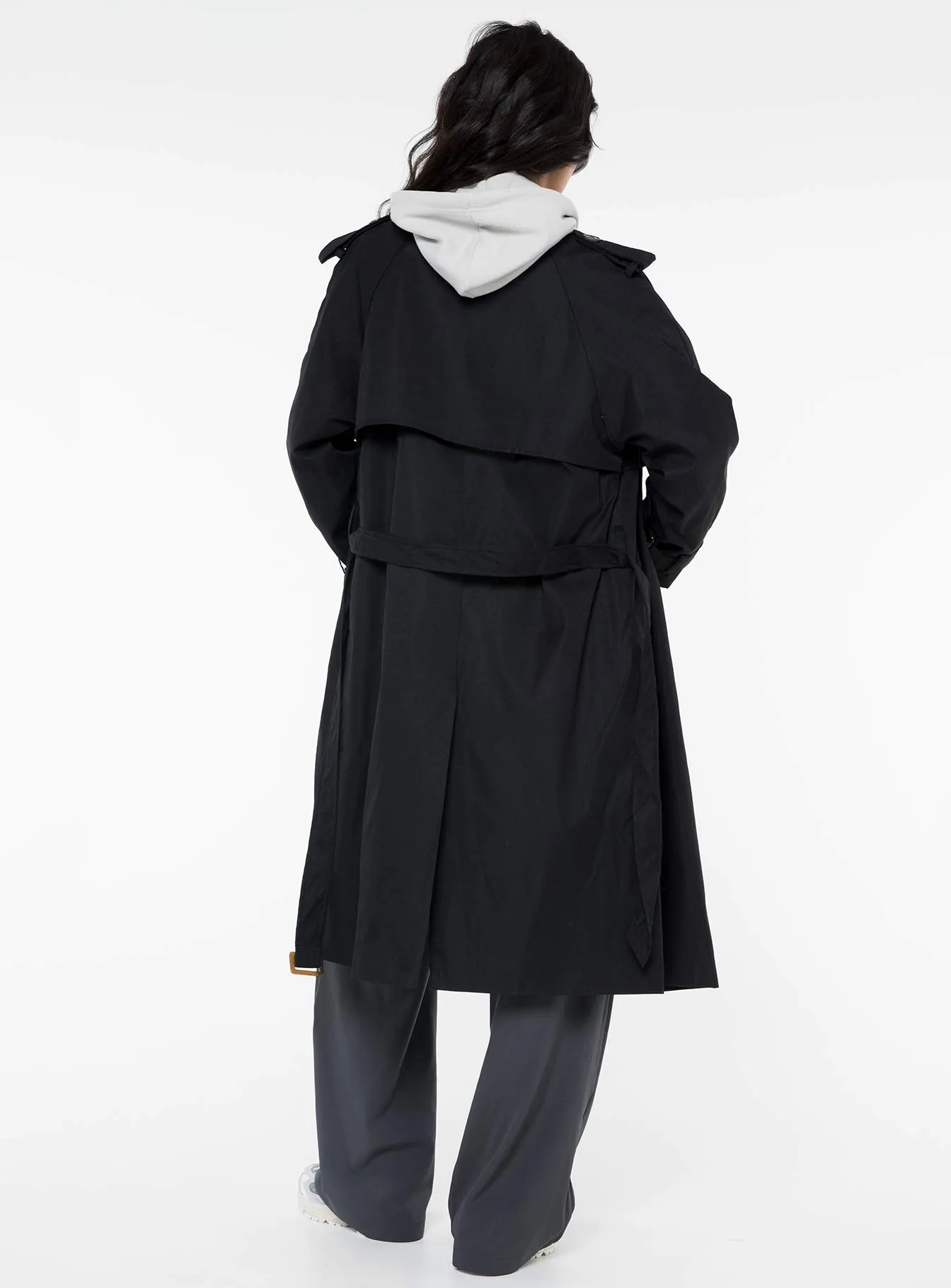 Westwind Trench Coat Black sold by Princess Polly product image thumbnail 5