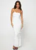 Lasher Strapless Maxi Dress White sold by Princess Polly