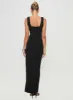 Bombshell Maxi Dress Black Petite sold by Princess Polly