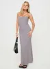 Arabellia Maxi Dress Grey sold by Princess Polly