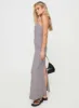 Arabellia Maxi Dress Grey sold by Princess Polly