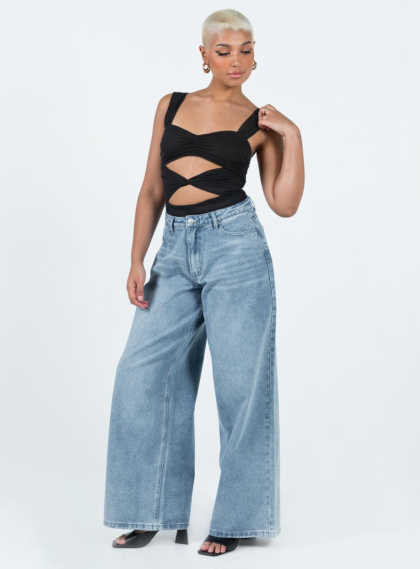 Grandis Bodysuit Black sold by Princess Polly product image thumbnail 2