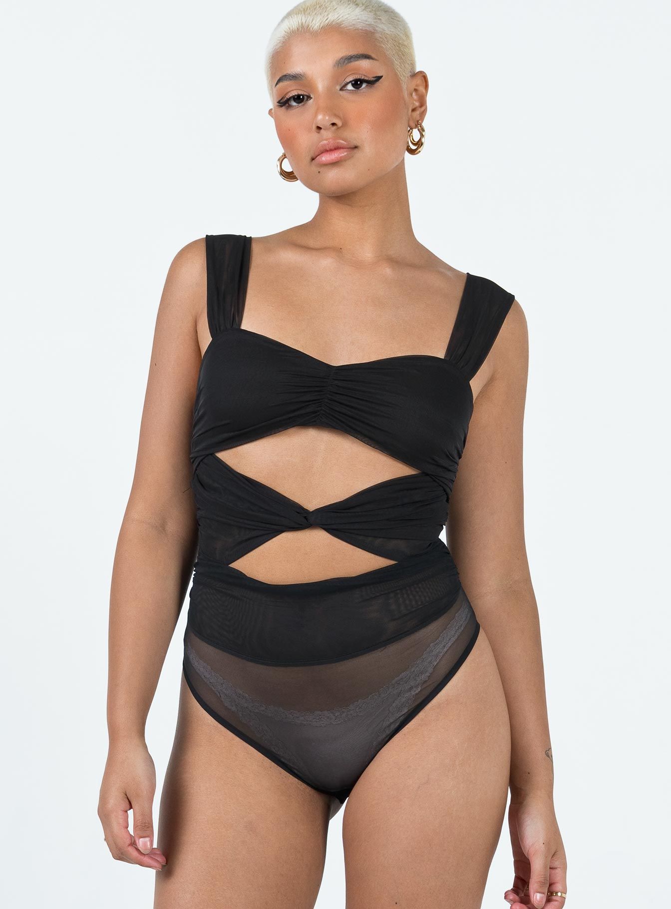 Grandis Bodysuit Black sold by Princess Polly product image thumbnail 5
