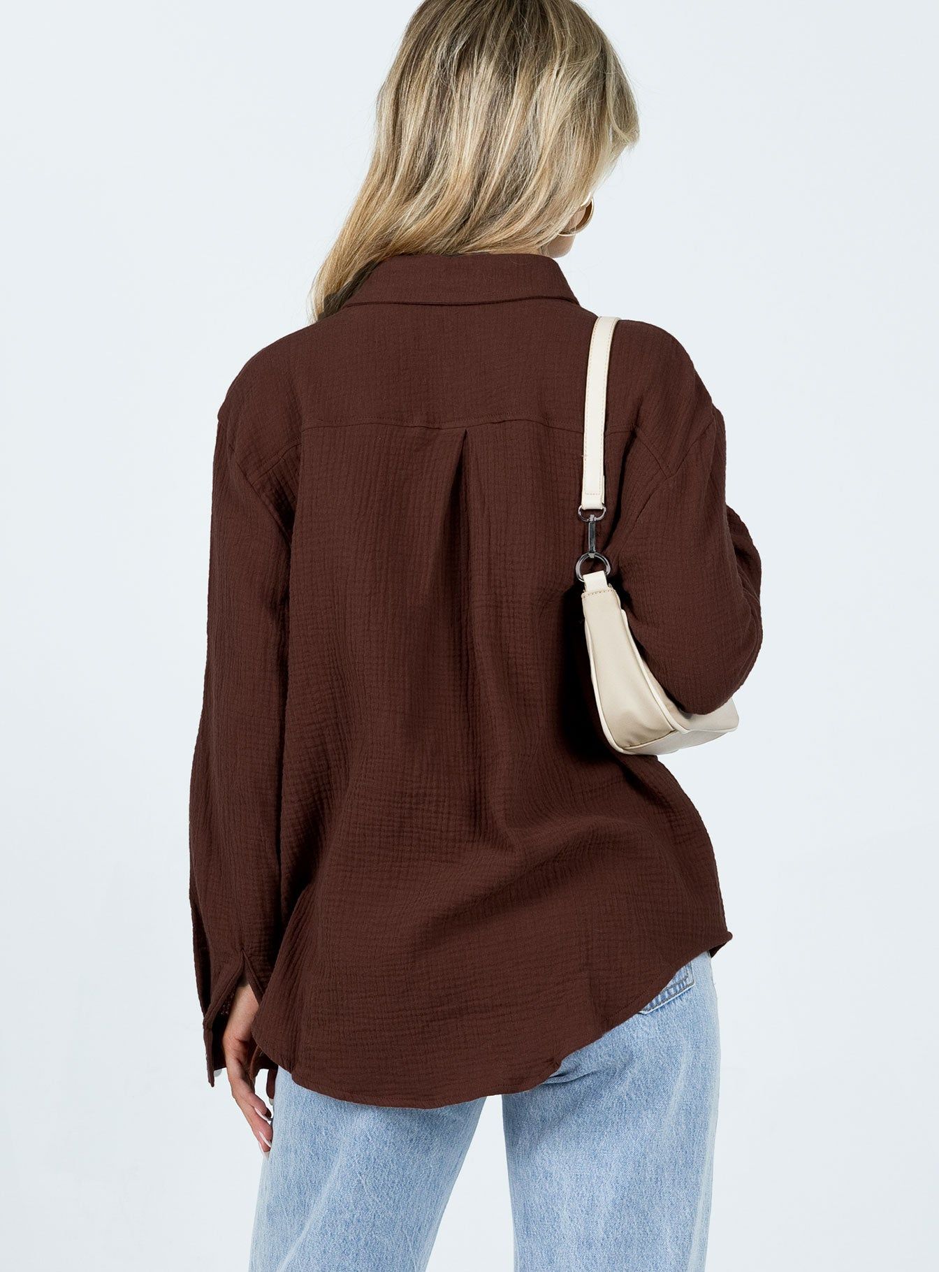 Mahalia Shirt Brown sold by Princess Polly product image thumbnail 5