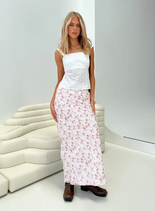 Battaglie Maxi Skirt Multi sold by Princess Polly