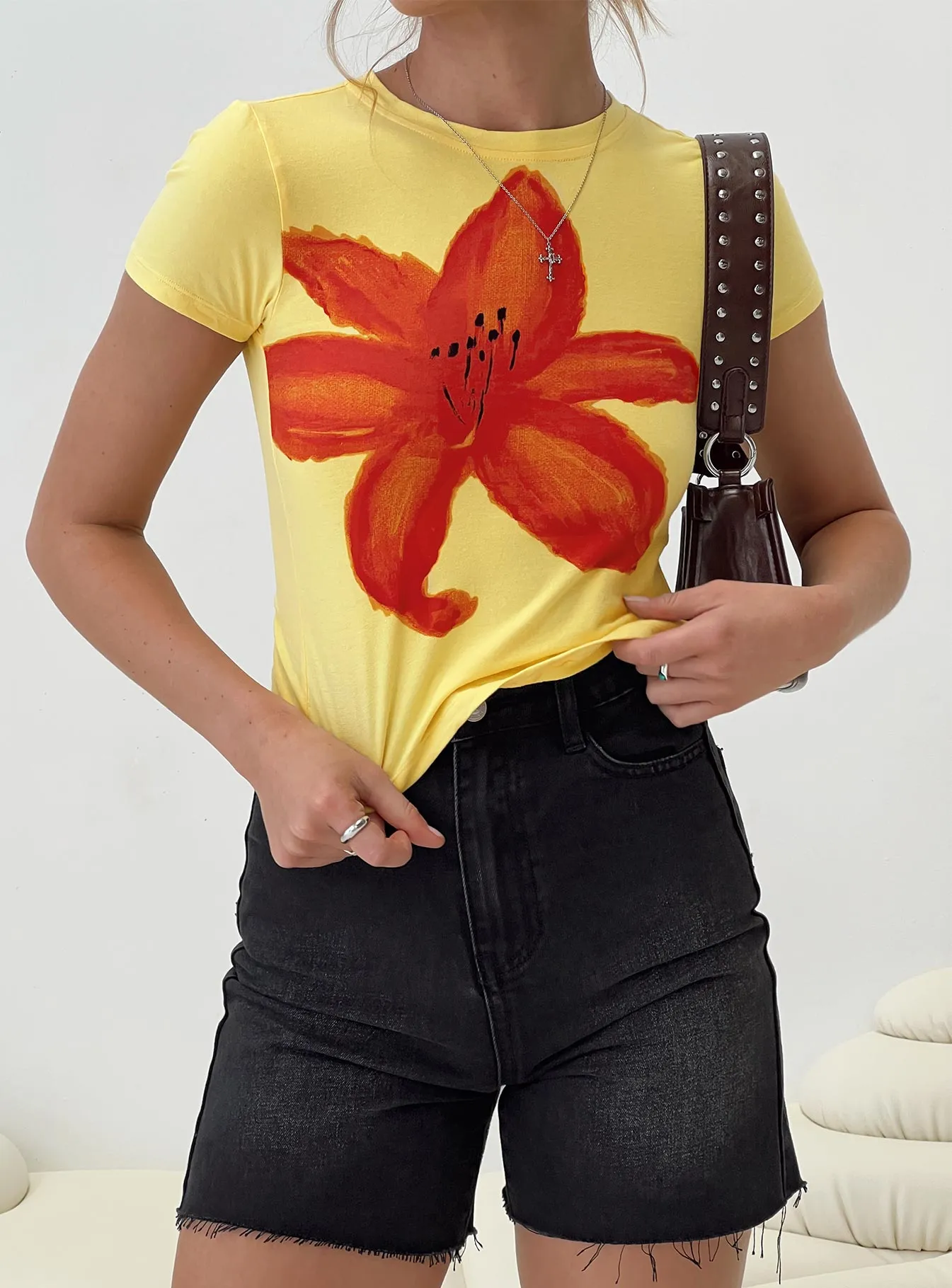 Surtie Top Summer Flower Lemonade sold by Princess Polly