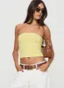 Millert Tube Top Yellow sold by Princess Polly