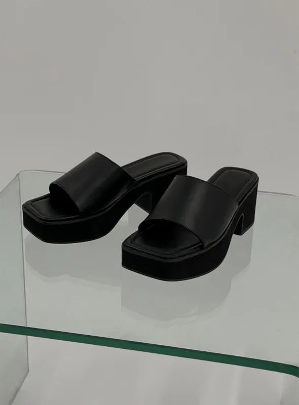 Connolly Heels Black sold by Princess Polly