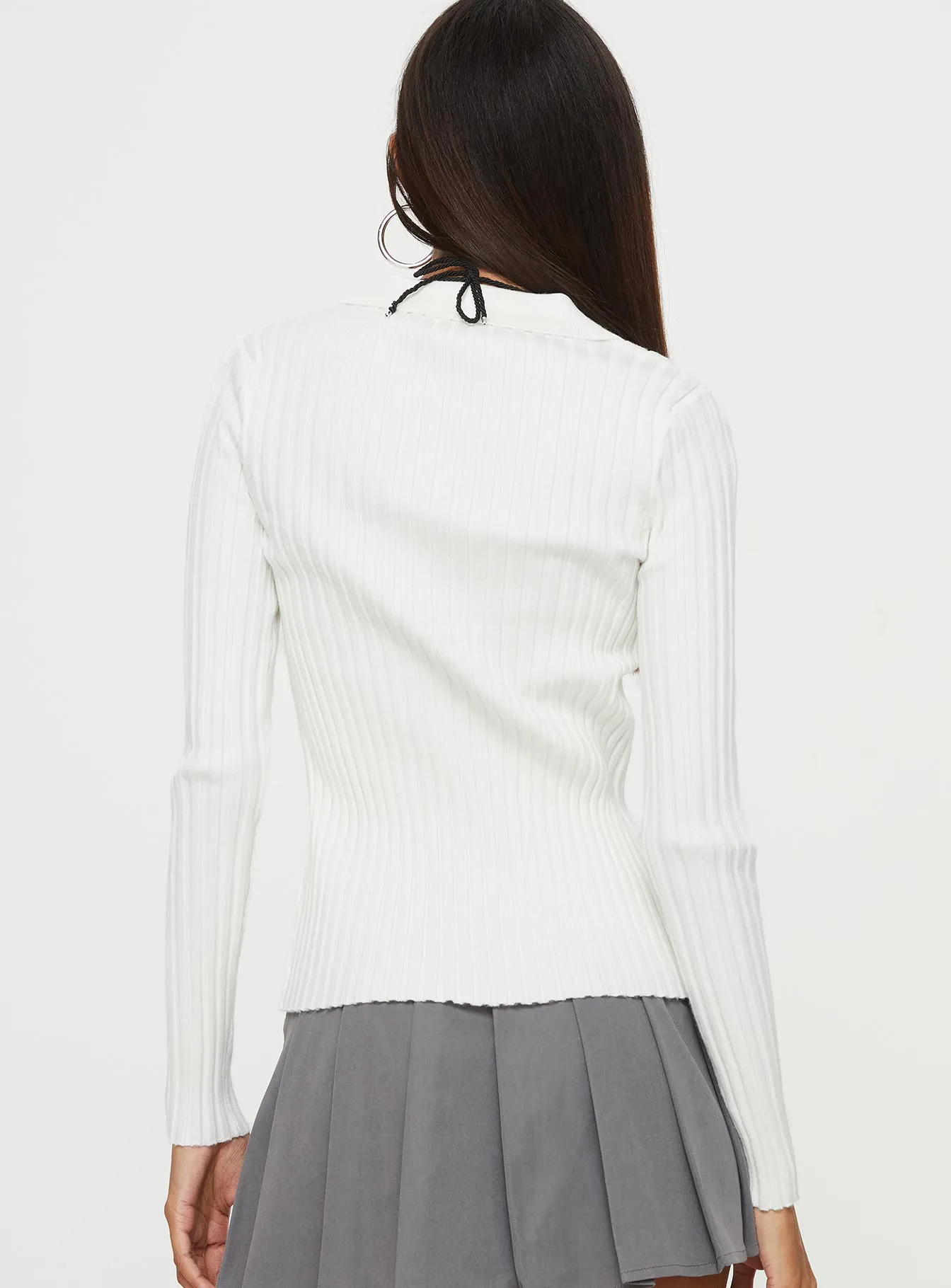 Dustry Long Sleeve Top White sold by Princess Polly product image thumbnail 5