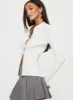 Dustry Long Sleeve Top White sold by Princess Polly