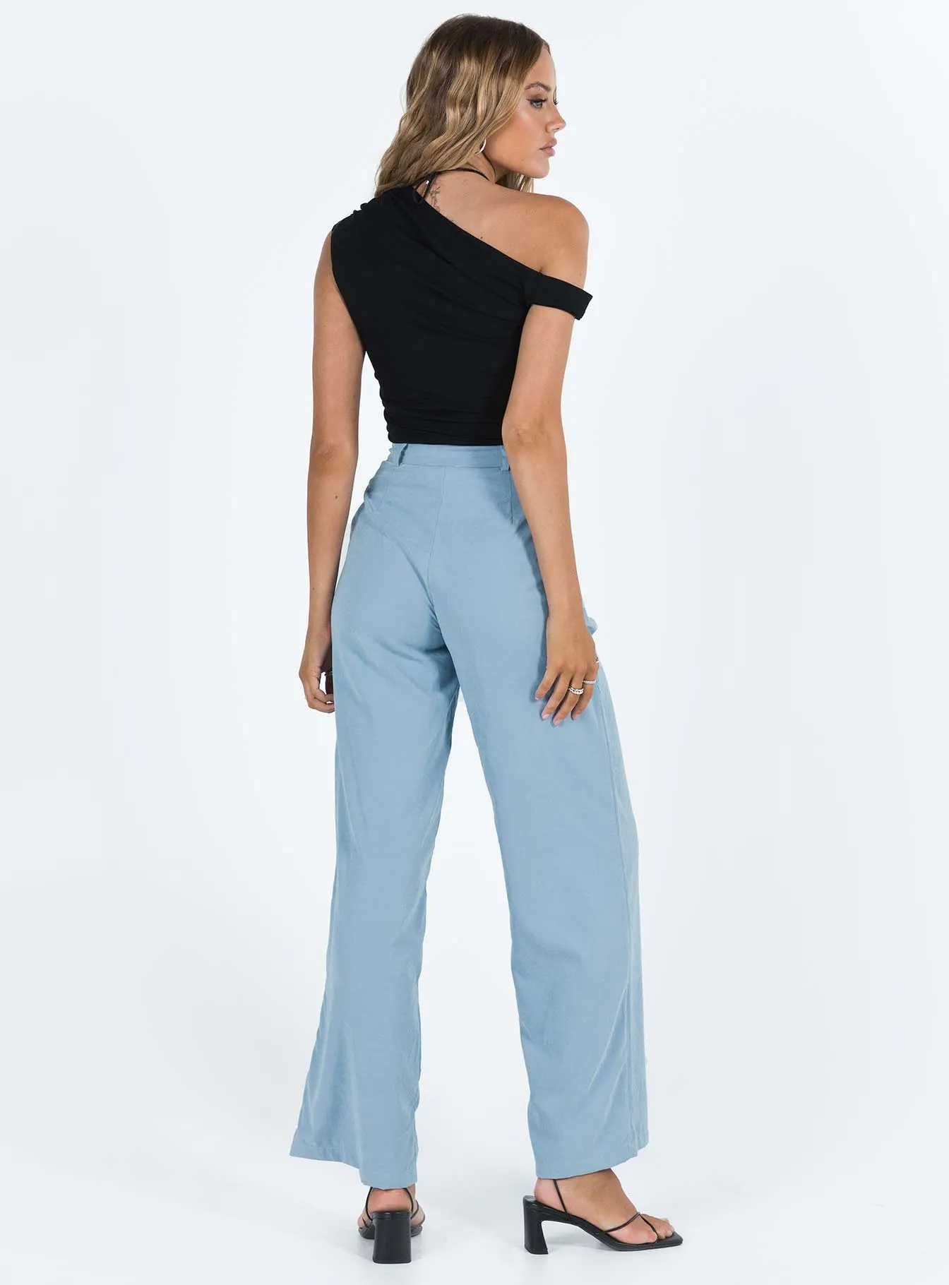 Archer Pants Dusty Blue sold by Princess Polly product image thumbnail 5
