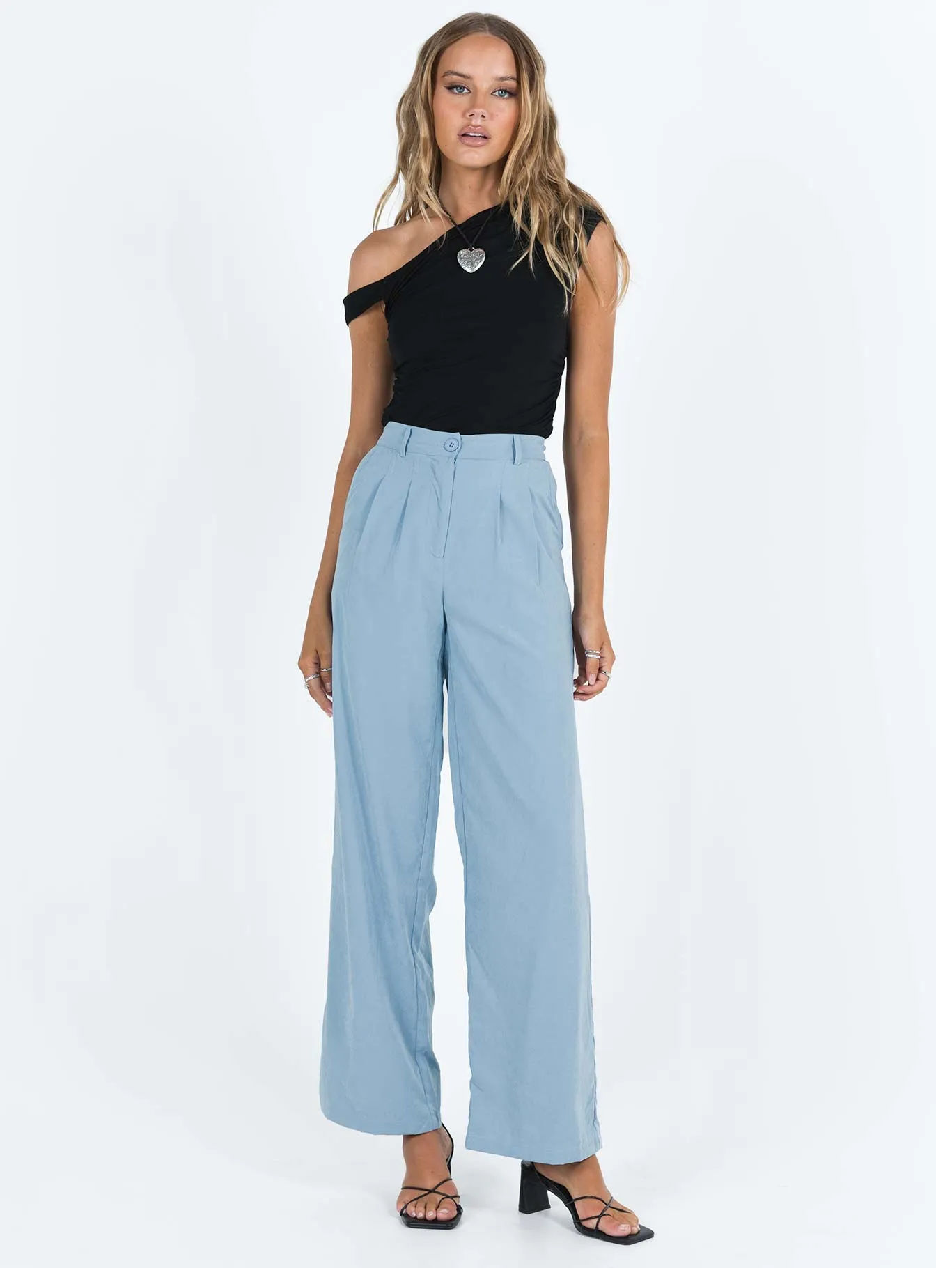 Archer Pants Dusty Blue sold by Princess Polly product image thumbnail 3