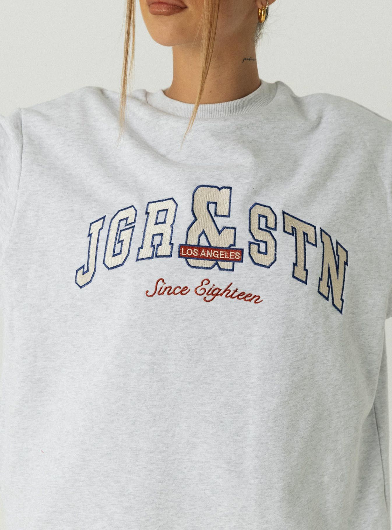 Jagger & Stone Vintage Oversized Sweatshirt Grey sold by Princess Polly product image thumbnail 3