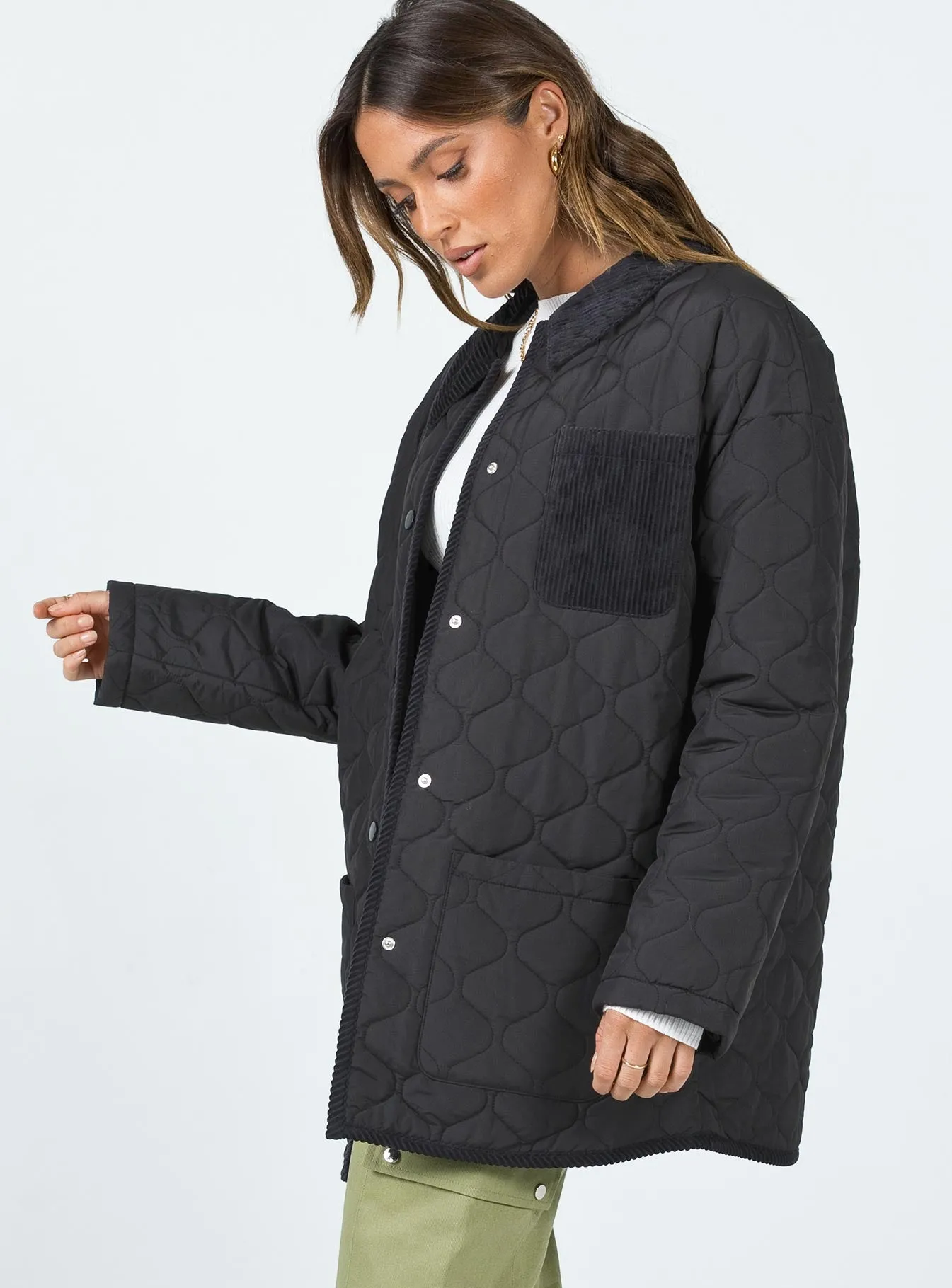 Camari Quilter Jacket Black sold by Princess Polly product image thumbnail 4