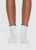 Ysabel Socks White / Black sold by Princess Polly