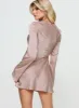 Phillipa Long Sleeve Mini Dress Pink sold by Princess Polly