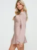 Phillipa Long Sleeve Mini Dress Pink sold by Princess Polly