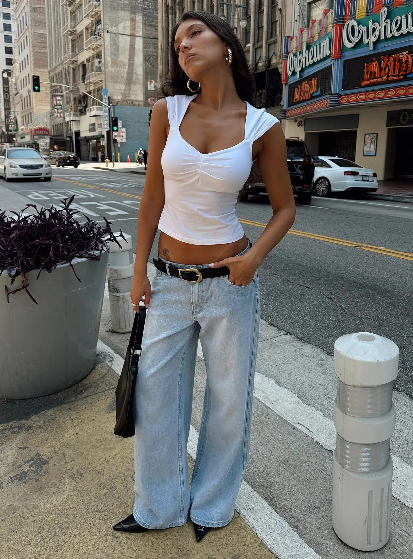 Ramos Low Rise Denim Jeans Light Wash Tall sold by Princess Polly