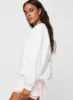 Roped In Crew Neck Sweatshirt White sold by Princess Polly