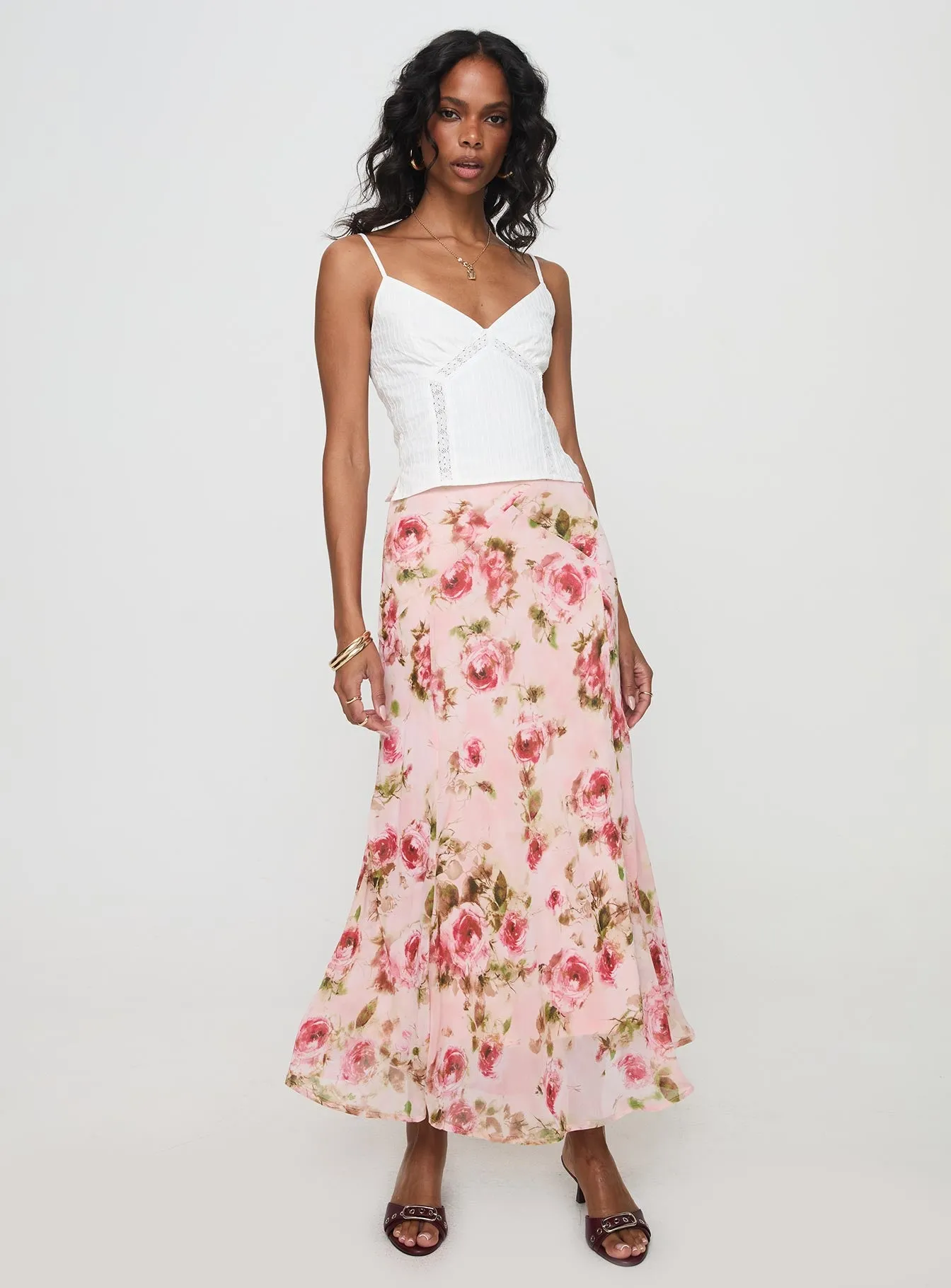 Rusha Cami Top White sold by Princess Polly product image thumbnail 3