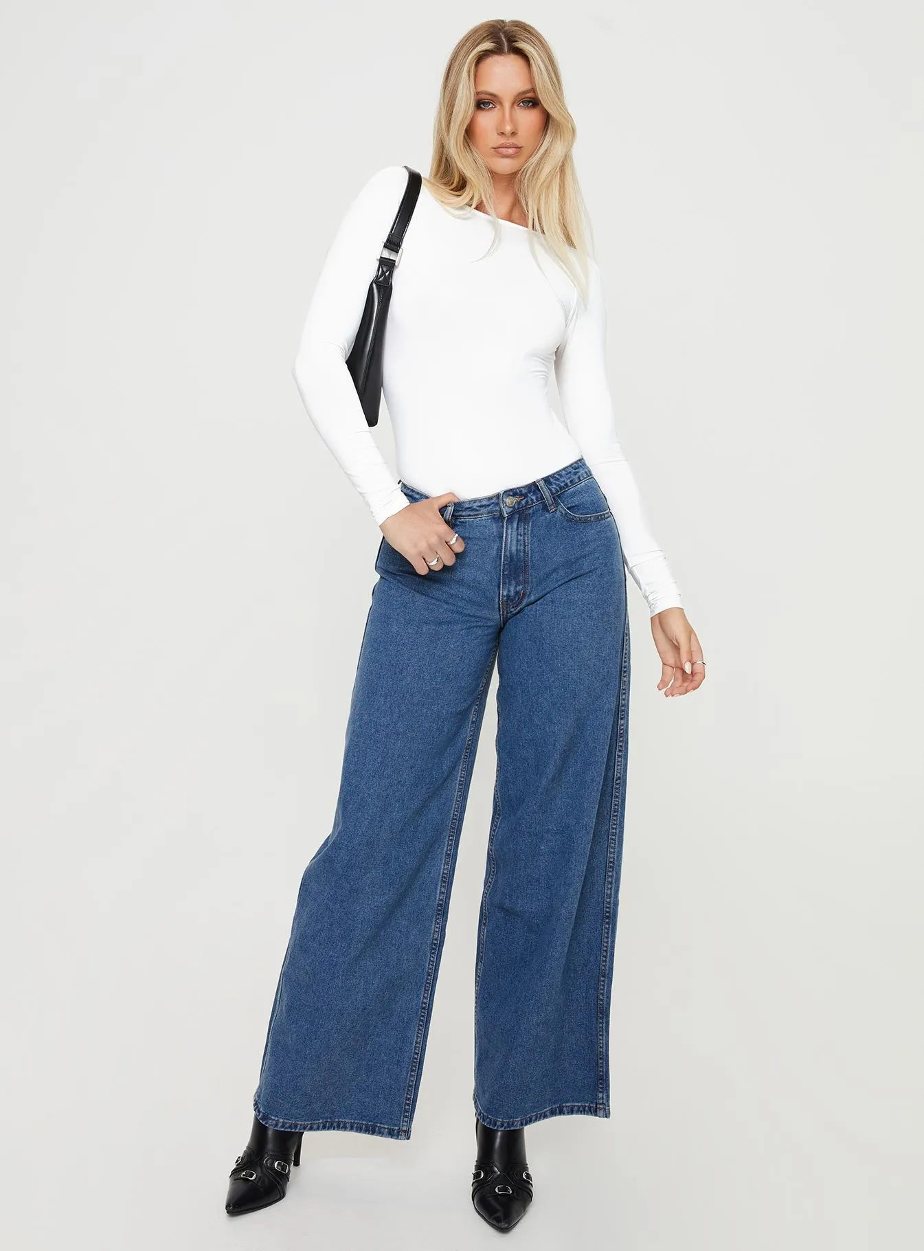 Ramos Low Rise Jeans Denim Tall sold by Princess Polly product image thumbnail 3