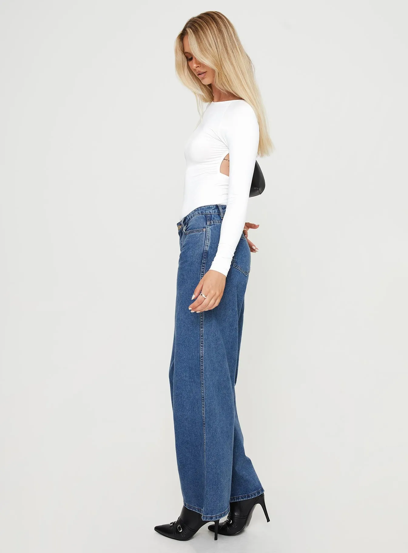 Ramos Low Rise Jeans Denim Tall sold by Princess Polly product image thumbnail 4