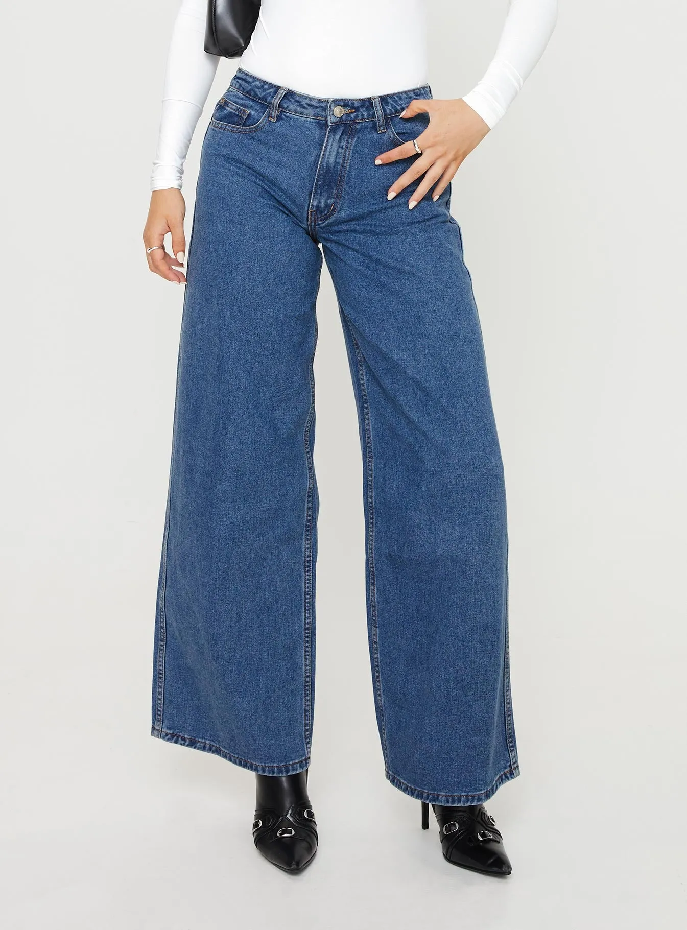 Ramos Low Rise Jeans Denim Tall sold by Princess Polly product image thumbnail 2